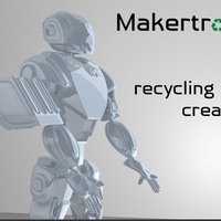 MAKERTRON.R3 he is really a maker. A 3d maker!  - Thumbnail 5