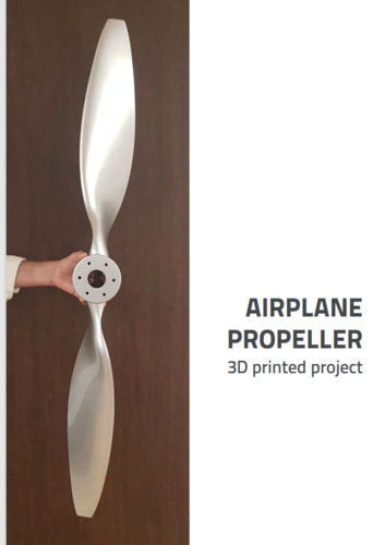 3D printed propeller as ceiling lamp tutorial