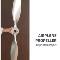Small 3D printed propeller as ceiling lamp tutorial 3D Printing 410378