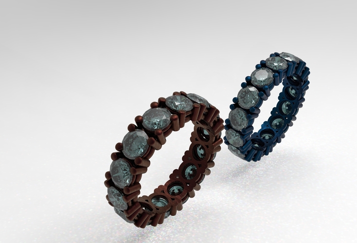 eternity ring 3D Print 410598