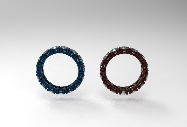 eternity ring 3D Print 410601