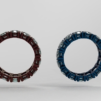 Small eternity ring 3D Printing 410608