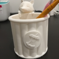 Small Cute Raccoon Penholder 3D Printing 410616