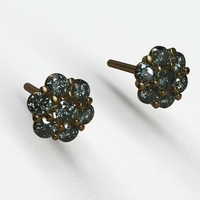 flower earing - Thumbnail 3