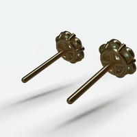 flower earing - Thumbnail 5