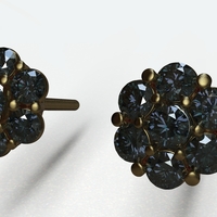 flower earing - Thumbnail 8