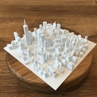 Small NEW YORK CITY - MANHATTAN - MODEL FOR 3D PRINT 3D Printing 410766