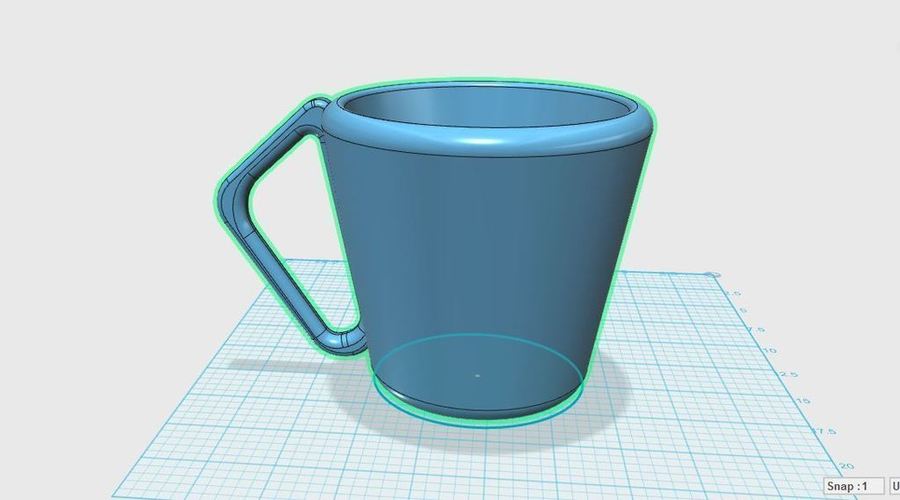 Simple Mug 3D Print 41077