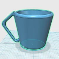 Small Simple Mug 3D Printing 41077