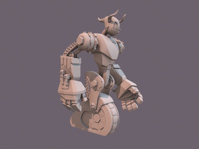 Charger Robot 3D Print 41079