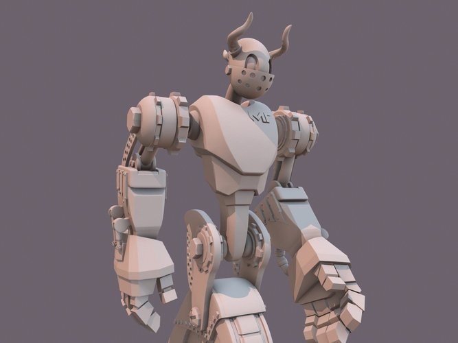 Charger Robot 3D Print 41083