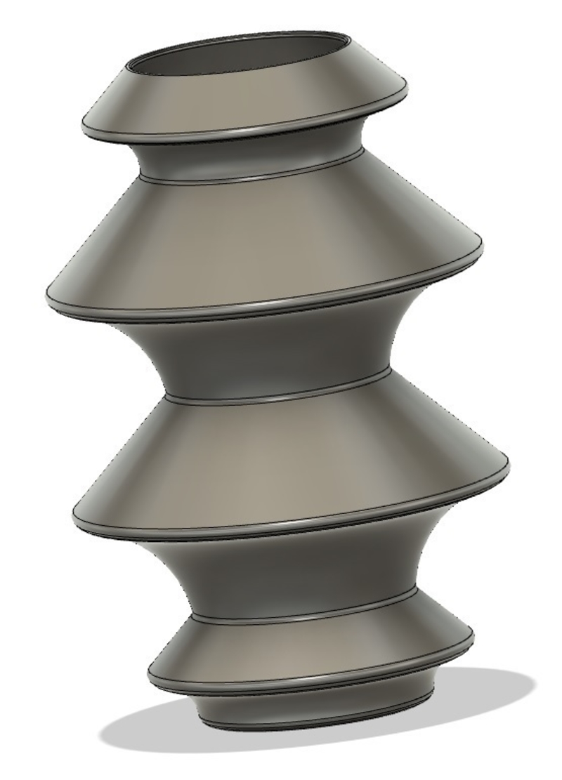 Zig zag vase