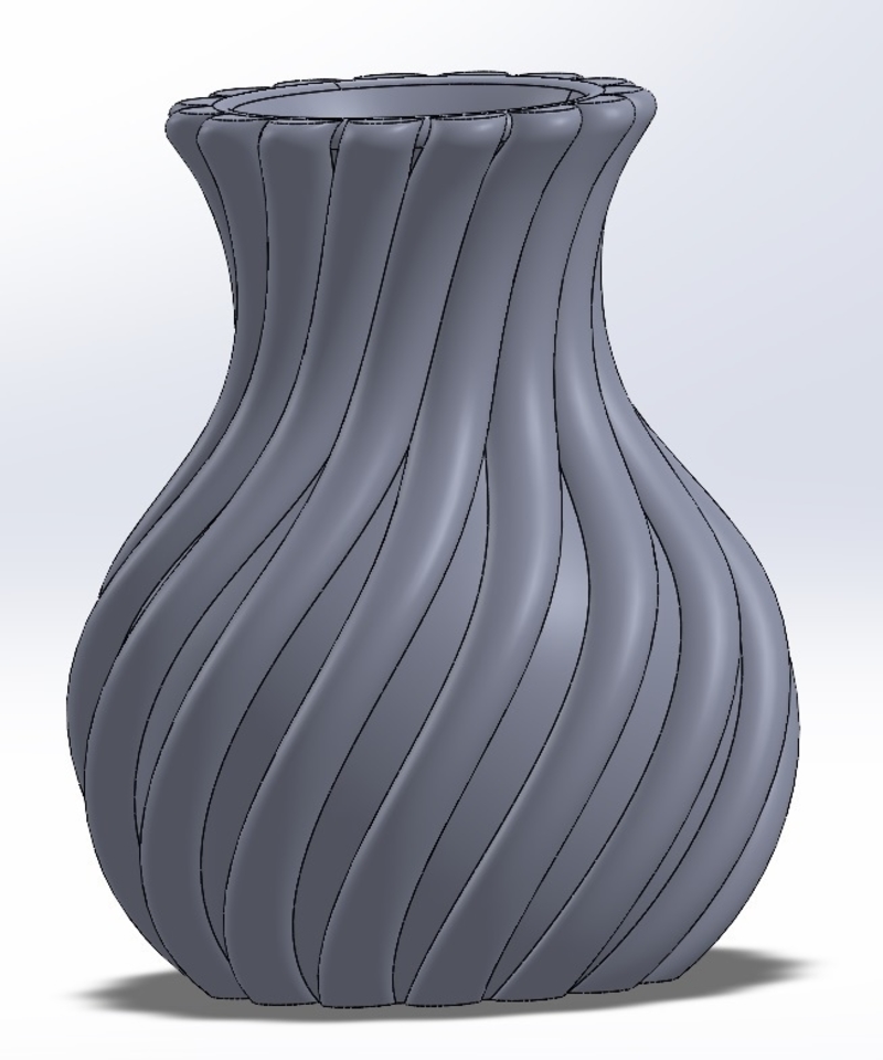 Twisted vase