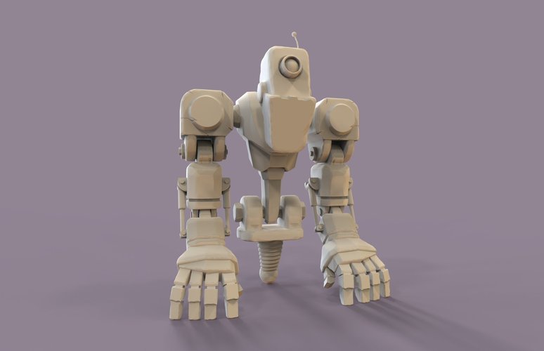 Sprung Bot 3D Print 41087