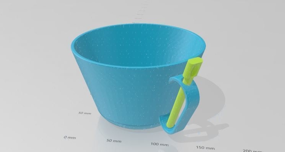 anti-drop cup with spoon 3D Print 410977