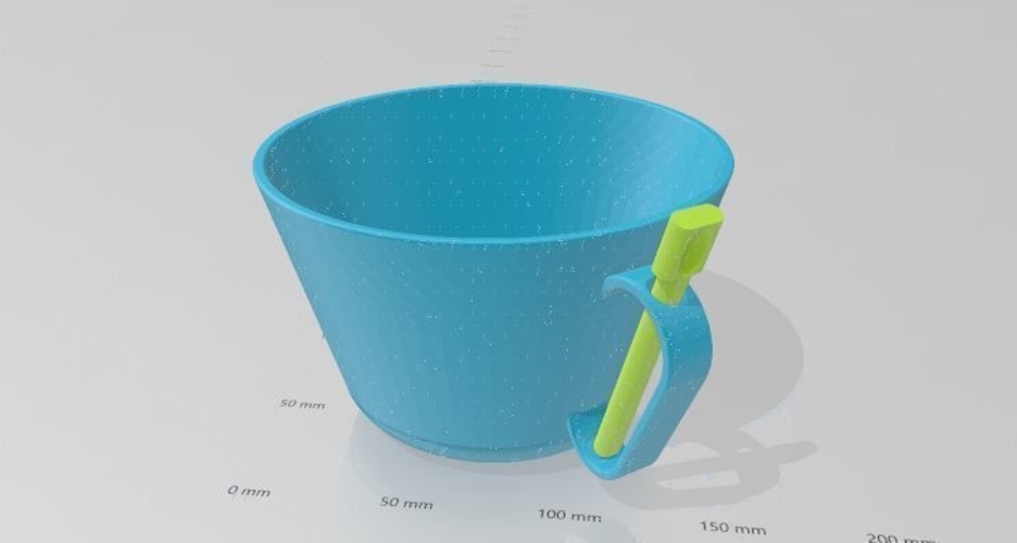 anti-drop cup with spoon