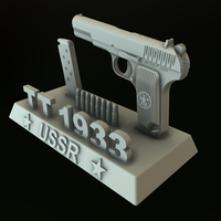 PISTOL USSR TT-33 TULSKIY TOKAREV 1/6 12 INCH - Thumbnail 2
