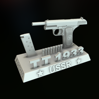 PISTOL USSR TT-33 TULSKIY TOKAREV 1/6 12 INCH - Thumbnail 3