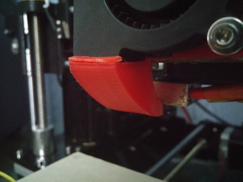 Migbot Prusa Duct Fan - One piece Mod