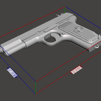 PISTOL USSR TT-33 TULSKIY TOKAREV 1/6 12 INCH - Thumbnail 9