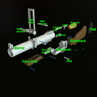 USA 40MM GRENADE LAUNCHER M79 1/6 12 INCH - Thumbnail 5