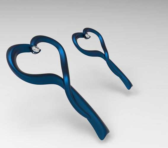 hearts pendant 3D Print 411097