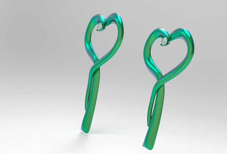 hearts pendant 3D Print 411100
