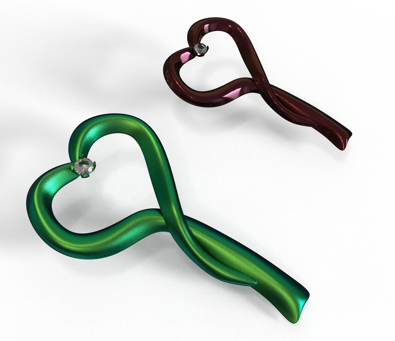 hearts pendant