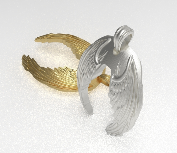 wings pendant 3D Print 411174