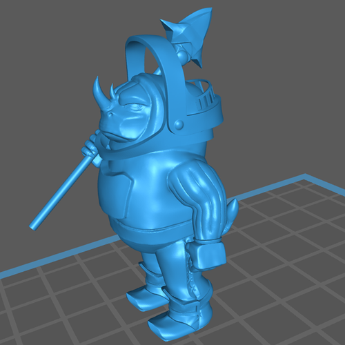 3D Printed Rhino-man / Rhino-folk / Rhinokin Guard by np-dev | Pinshape