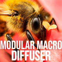 Small Modular macro flash diffuser (for Laowa 25mm) 3D Printing 411336