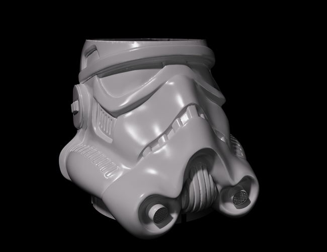 Stormtrooper flower pot 3D Print 411508