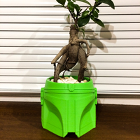 Small Mandalorian flower pot  3D Printing 411514