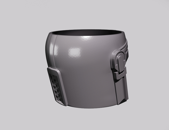 Mandalorian flower pot  3D Print 411522
