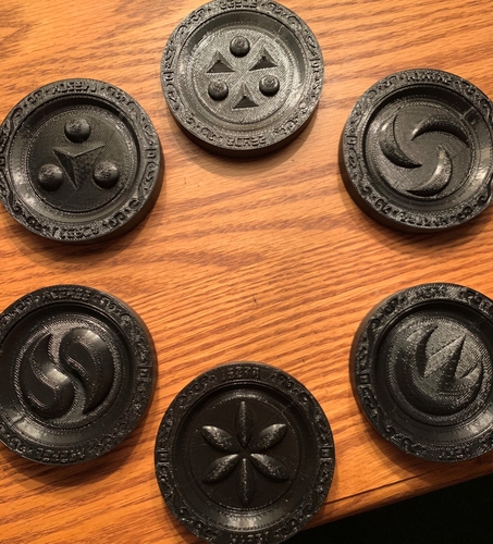 LEGEND OF ZELDA SAGE MEDALLIONS 3D Print 411564