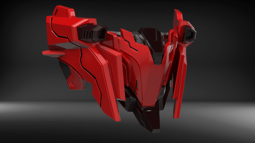 Red Comet Mask  3D Print 411572