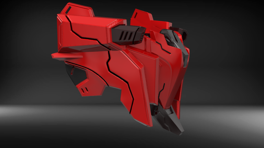 Red Comet Mask  3D Print 411573