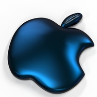 Small apple pendant 3D Printing 411621