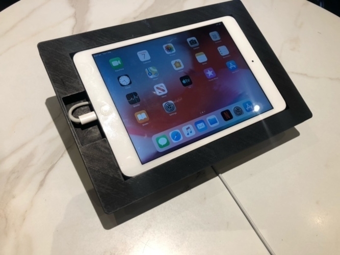 iPad mini 2 counter Mount POS 3D Print 411630