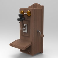 antique wall phone - Thumbnail 3