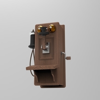antique wall phone - Thumbnail 6