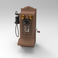 antique wall phone - Thumbnail 13