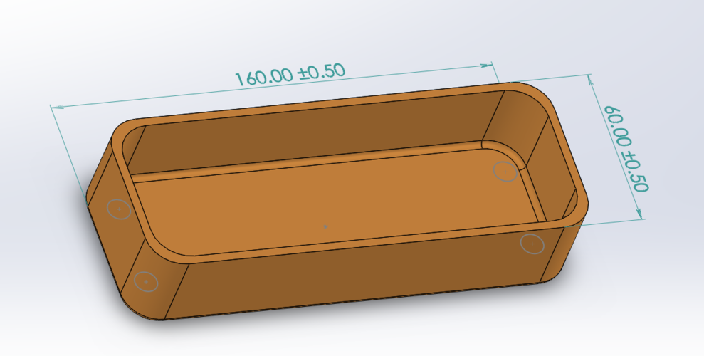 Nixie clock housing with support of IN-14 tubes 3D Print 411730