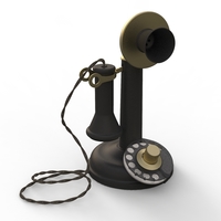 antique ancient table phone - Thumbnail 1
