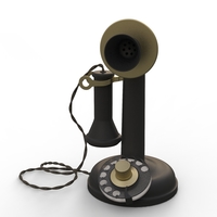antique ancient table phone - Thumbnail 3