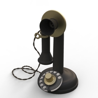 antique ancient table phone - Thumbnail 4