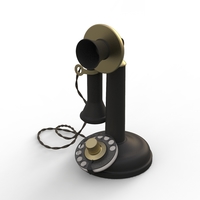 antique ancient table phone - Thumbnail 5