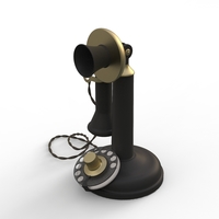antique ancient table phone - Thumbnail 6
