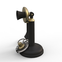 antique ancient table phone - Thumbnail 7