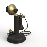 antique ancient table phone - Thumbnail 9